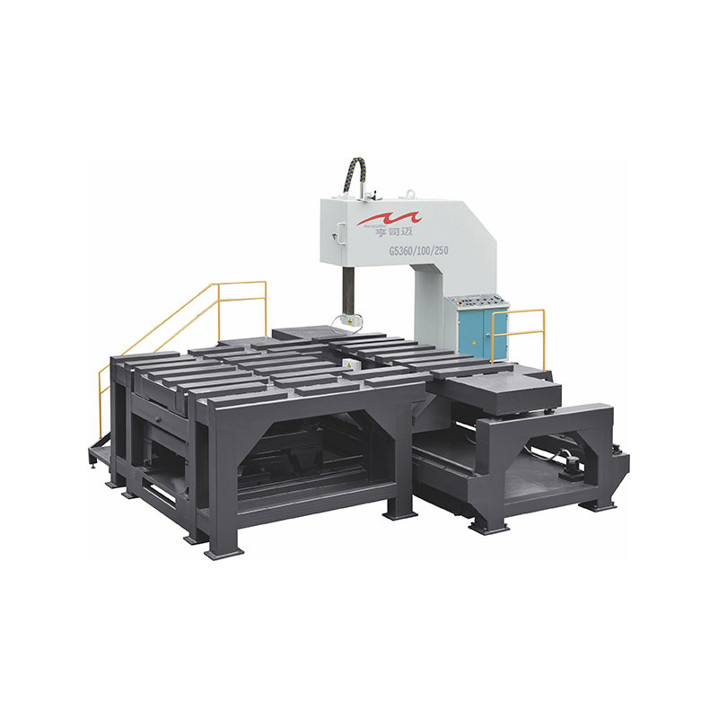Semi-Automatic Vertical Band Saw Machine